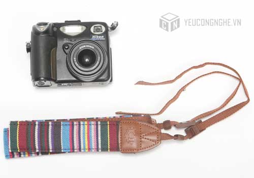 Dây đeo máy ảnh Canon Nikon họa tiết thổ cẩm giá rẻ LC12 Lynca