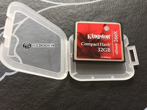 Thẻ nhớ CF 32Gb Kingston Compact Flash 266x tốc độ cao chính hãng