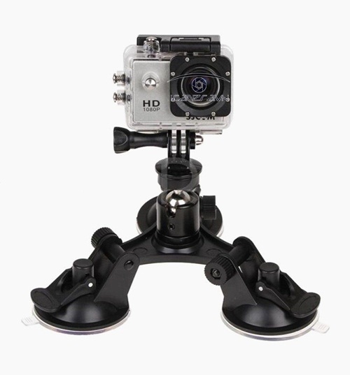 Đế hút kính 3 chân cỡ nhỏ gắn máy ảnh, camera Gopro Hero CK3-S