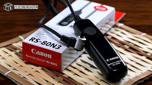 Điều khiển có dây giá rẻ Remote Switch cho máy Canon EOS RS-80N3 tiện dụng