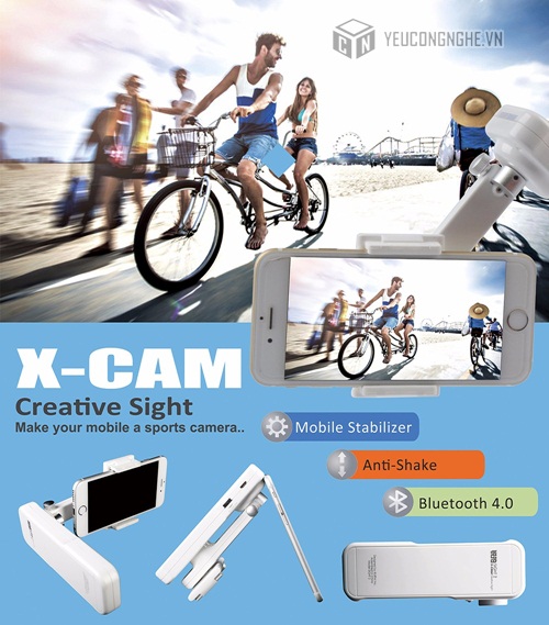 Bộ chống rung cho smartphone giá rẻ Gimbal Xcam Creative Sight 2