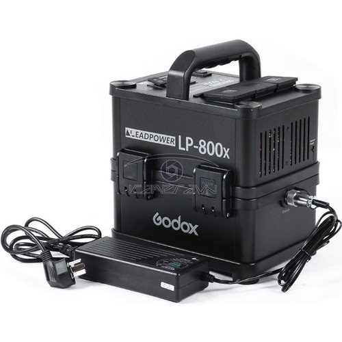 Nguồn điện Godox LP-800X bộ trợ điện di động cho đèn studio ngoài trời