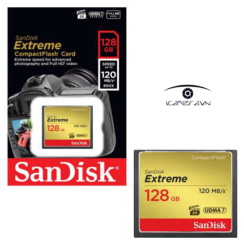 Thẻ nhớ CF Extreme 128GB Sandisk 120MB/s - SDCFXSB-128G-G46