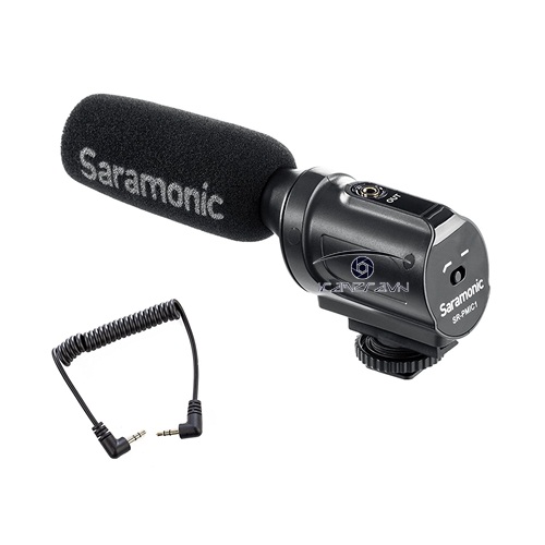 Mic thu âm Saramonic SR-PMIC1 Super-Cardioid Unidirectional Condenser Microphone