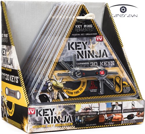 Key Ninja bộ giữ 30 chìa khóa, đèn led, mở bia