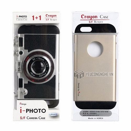 Ốp điện thoại giá rẻ cho iPhone 7 Plus Amigo I-photo S/F Camera Case