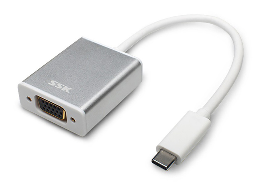 Cáp chuyển đổi USB Type-C sang cổng VGA chính hãng SSK SHU-C015