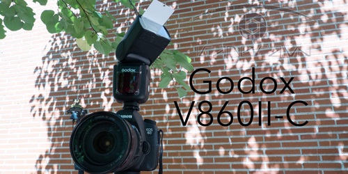 Đèn Flash Godox cho Canon V860II TTL kèm pin Lithium-ion