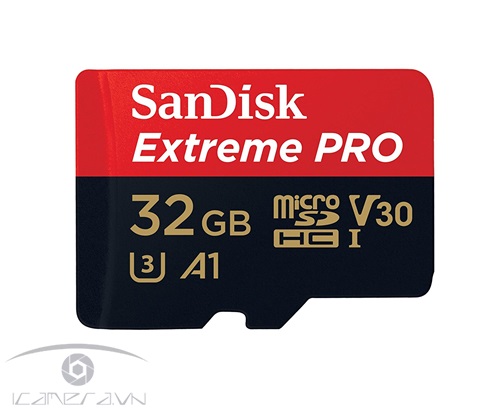 Thẻ nhớ 32GB Extreme Pro Micro SD 100mb/s SanDisk SDSQXCG-032G-GN6MA