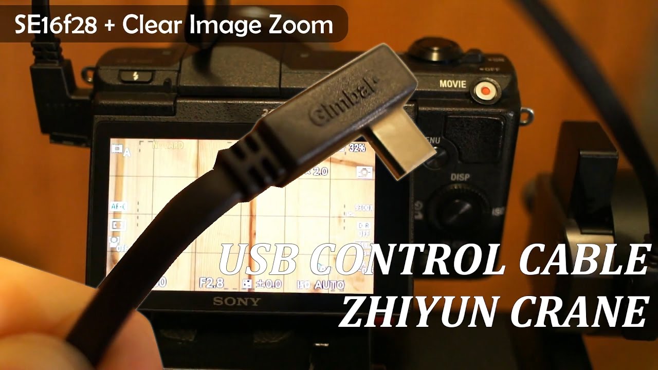 Cáp kết nối điều khiển gimbal Zhiyun cho máy ảnh, máy quay Sony ZW-001