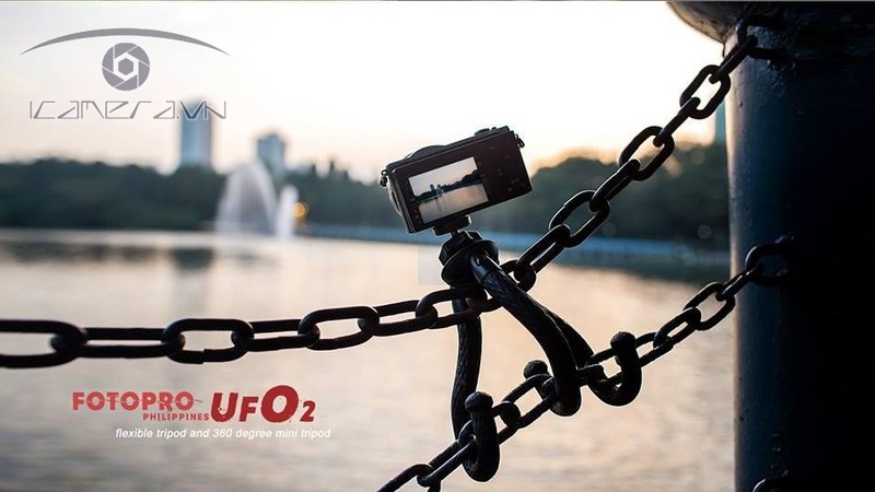 Chân xoắn bạch tuộc Fotopro UFO2 kèm kẹp điện thoại