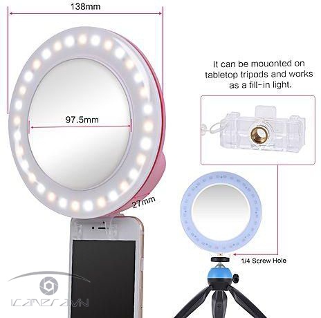 Led chụp ảnh selfie CN-MP3C 32 bóng tròn Nanguang Ring led
