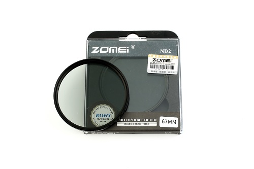 Filter ND2 phi 67mm cho lens máy ảnh chính hãng Zomei giá rẻ