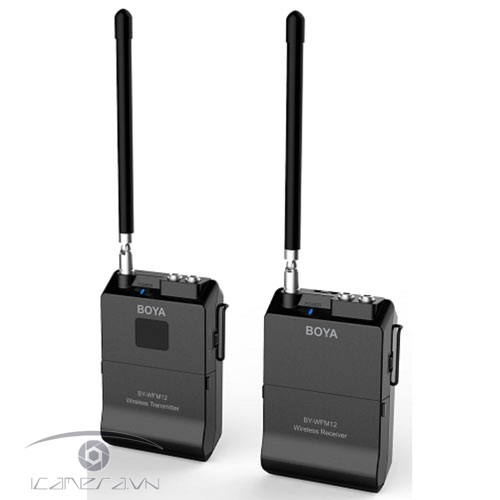 Mic thu âm không dây Boya BY-WFM12 VHF Wireless Microphone System