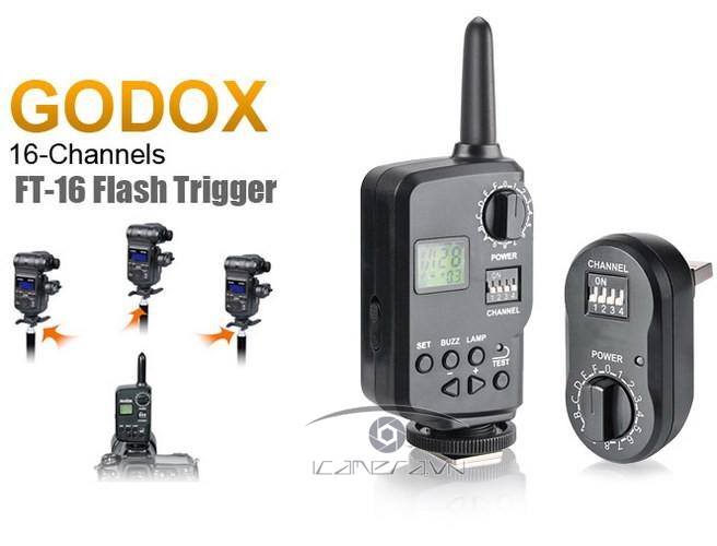 Trigger Godox FT-16 thiết bị điều khiển đèn flash studio từ xa
