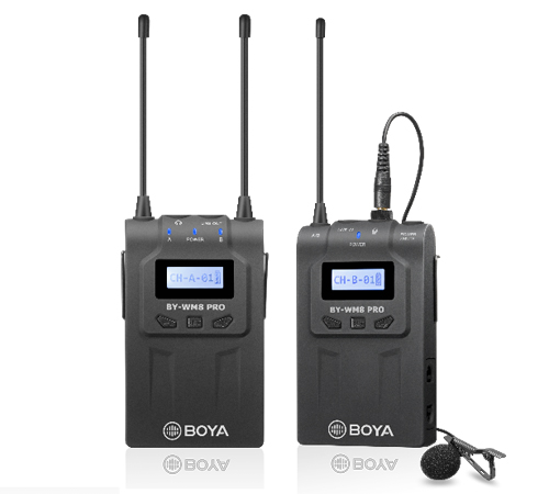 Micro thu âm cho máy quay UHF Wireless Boya BY-WM8 pro K1