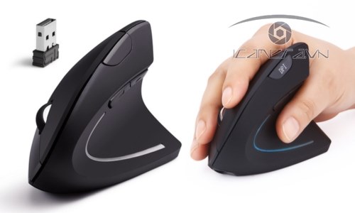 Chuột chống đau khớp khuỷu, đỡ mỏi tay khi dùng PC máy tính Ergonomic Mouse EM-01