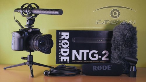 Mic thu âm Rode NTG2 phỏng vấn Condenser Shotgun Microphone