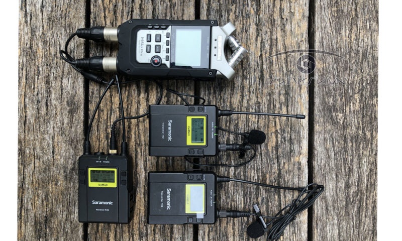 Mic thu âm Saramonic UWMIC9 Kit 2 không dây wireles thế hệ mới