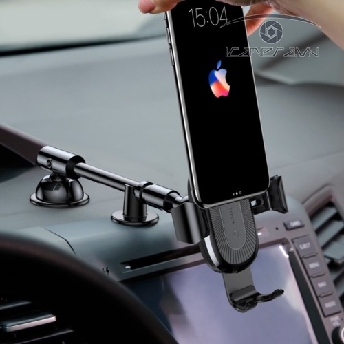 Bộ sạc không dây Baseus WXZT-01 Heukji Qi chân cắm xe hơi cho iPhone X 8 Plus