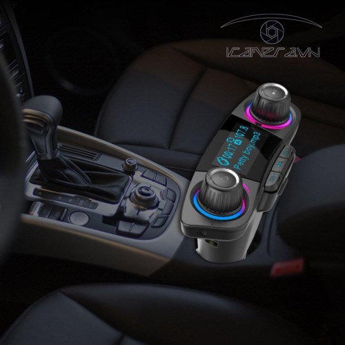Bộ kết nối Bluetooth đàm thoại rảnh tay trên xe hơi BT06 AUX FM và thẻ TF