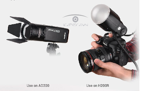 Godox AK-R1 bộ phụ kiện tản sáng cho đèn flash cóc chụp ảnh chuyên nghiệp