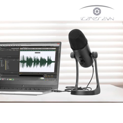 Mic thu âm BY-PM700 cho máy tính, PC để thu âm clip ASRM độ nhạy tiếng cao
