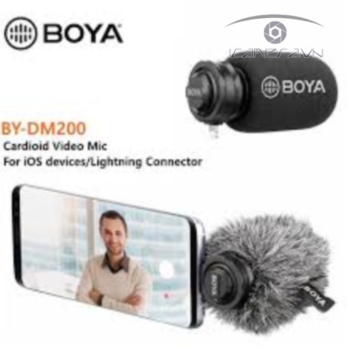 Mic thu âm quay phim cho iPad, iPhone, iPod touch Boya BY-DM200