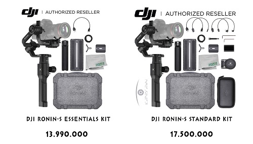 DJI Gimbal Ronin S – thiết bị tay cầm chống rung chính hãng set gimbal Essentials Kit