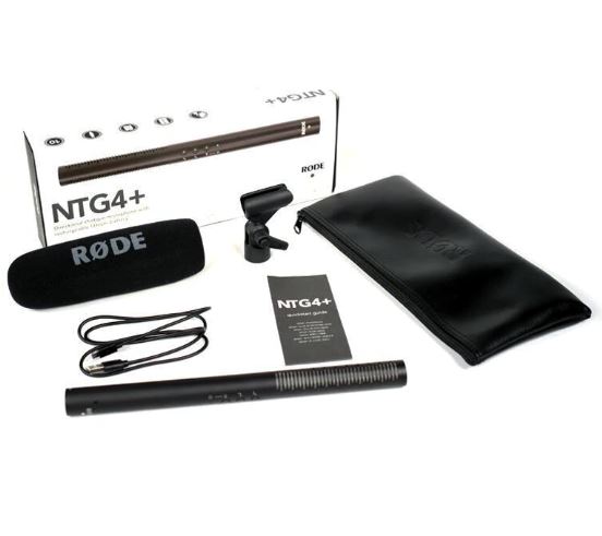 Micro RODE NTG4+ chính hãng dành cho Máy Quay Phim, Micro Phỏng Vấn RODE