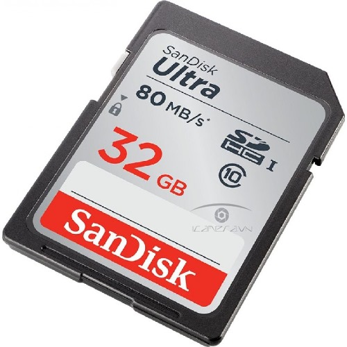 Thẻ nhớ SDXC SanDisk Ultra 32GB tốc độ 80MB/s SDSDUNC-032G-GN6IN