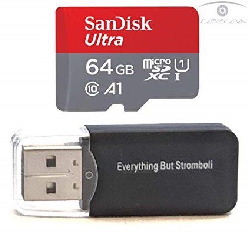 Thẻ nhớ microSDHC Sandisk Ultra A1 Class10 64GB tốc độ 100MB/s SDSQUAR-064G-GN6MN