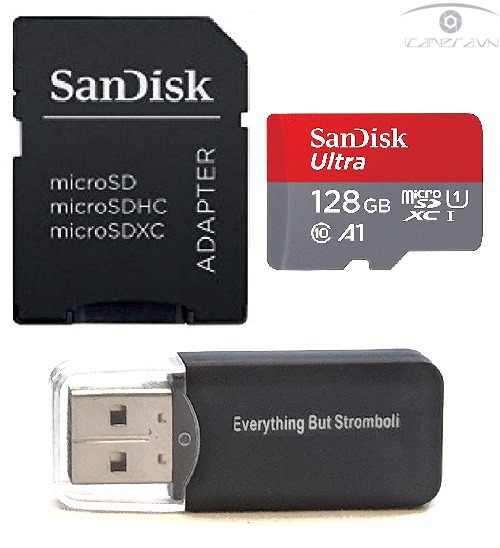 Thẻ nhớ microSDHC Sandisk Ultra A1 Class10 128GB tốc độ 100MB/s SDSQUAR-128G-GN6MN