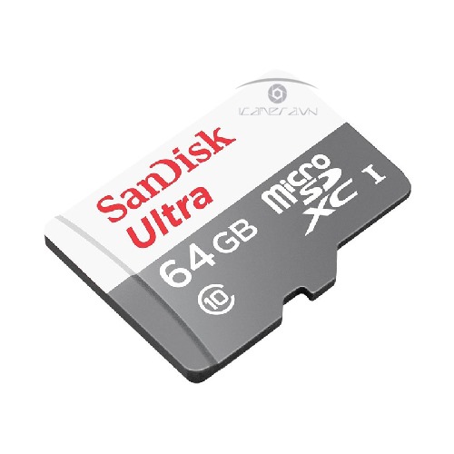Thẻ Nhớ MicroSDXC SanDisk Ultra 64GB 80MB/s chính hãng SDSQUNS-064G-GN3MN