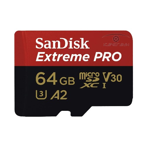 Thẻ Nhớ MicroSDXC SanDisk Extreme Pro V30 A2 64GB tốc độ 170MB/s SDSQXCY-064G-GN6MA