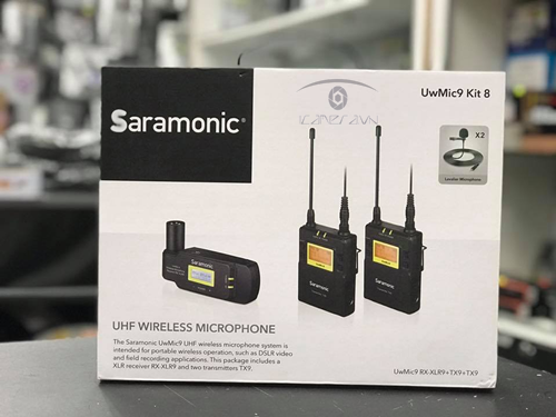 Micro không dây Saramonic UWMIC9 Kit 8 (TX9+TX9+ RX-XLR9) chính hãng giá tốt