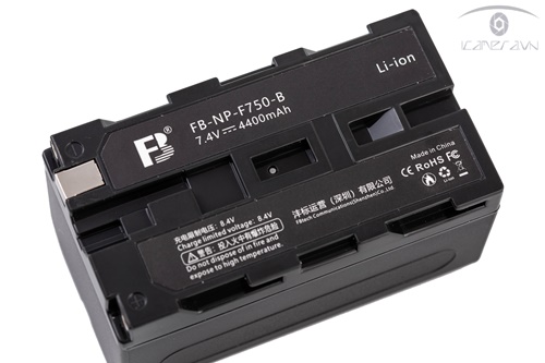 Pin FB NP-F750-B dung lượng 4400mAh sử dụng cho các loại đèn LED quay phim
