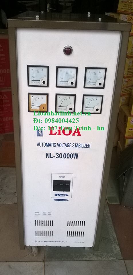 ỔN ÁP LIOA 30KW 3 PHA