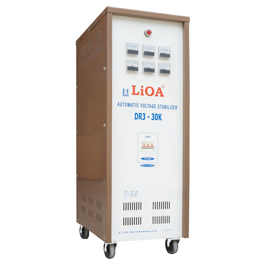 ổn áp lioa 30kva 3 pha dải rộng