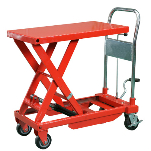 Xe nâng mặt bàn 150kg cao 720mm chuyên sử dùng nâng khuôn mẫu, nâng chung chuyển trên ô tô, nâng cây kiểng,... 