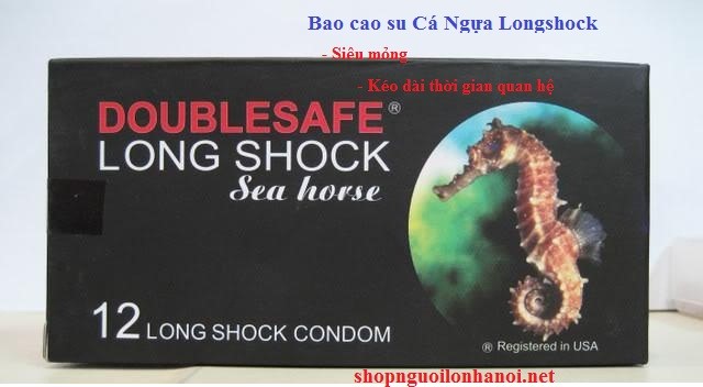 Bao cao su siêu mỏng, kéo dài thời gian quan hệ Cá Ngựa LongShock