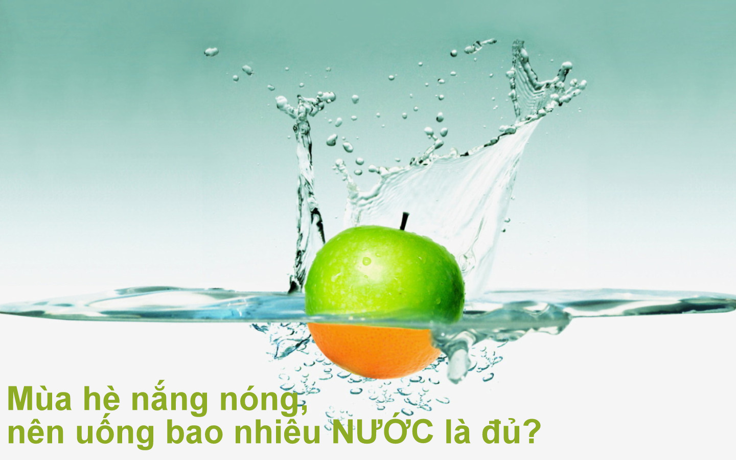 Uong nuoc dung cach