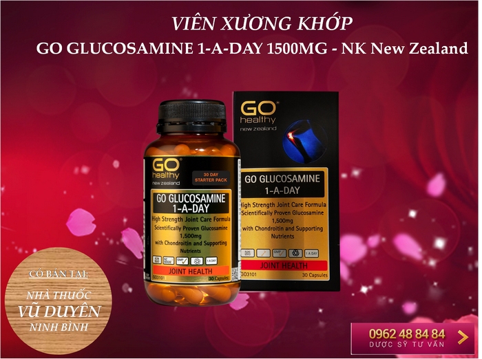 Vien Xuong Khop GO Glucosamine ban tai Nha thuoc Vu duyen Ninh Binh