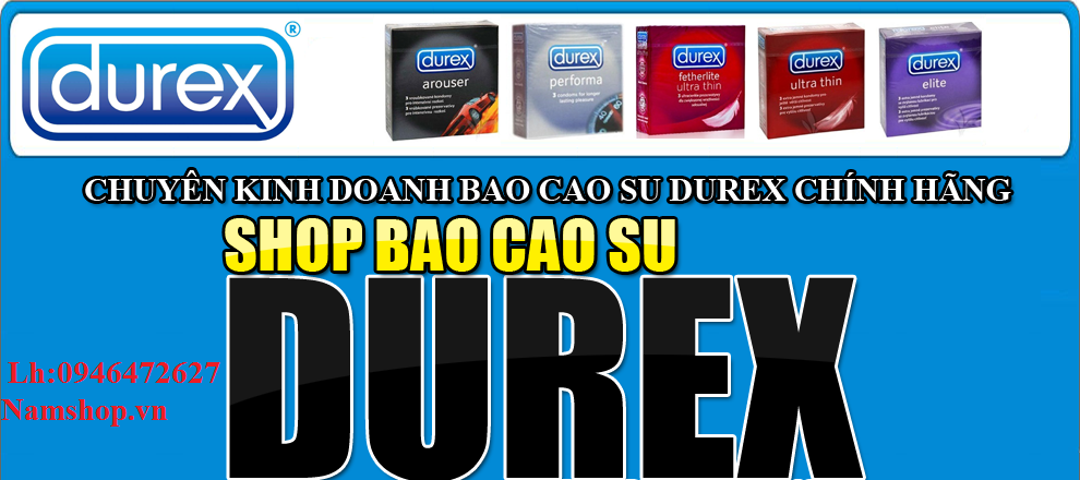 NAMSHOP - chuyên bán các loại bao cao su Durex chính hãng