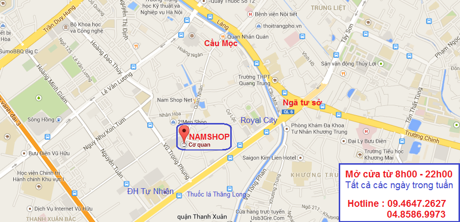 Địa chỉ Shop người lớn Hà Nội tại 279B phố Quan Nhân