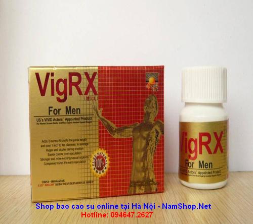 Thuốc uống trị xuất tinh sớm, tăng cường sinh lý VigRx for men