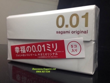 Sagami Original 0.01, bao cao su mỏng nhất thế giới hiện nay