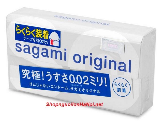 Sagami Original 0.02 Quick được thiết kế rất cao cấp