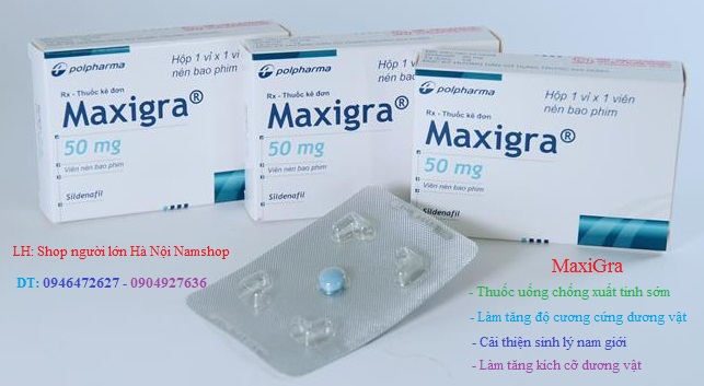 Thuốc uống trị xuất tinh sớm MaxiGra