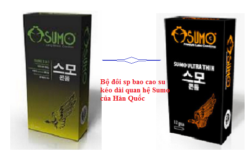 Bộ đôi bao cao su kéo dài thời gian quan hệ Sumo của Hàn Quốc